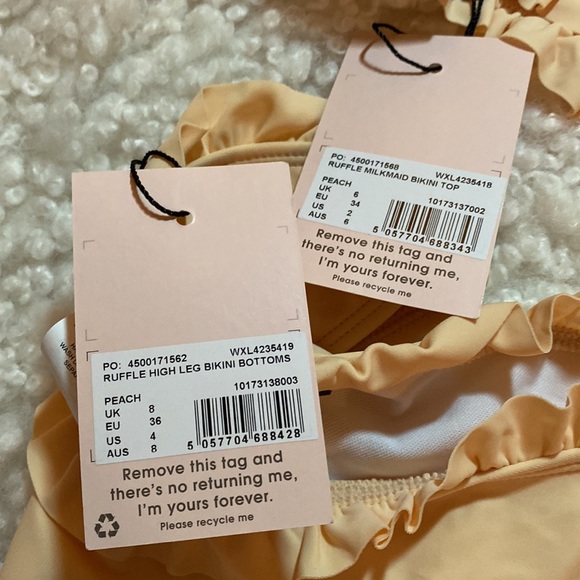 Missguided ruffle milkmaid bikini set - Picture 4 of 6
